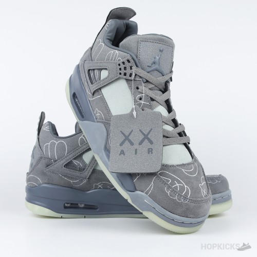 Air Jordan 4 x Kaws Grey (Glow in the Dark) (Premium Batch) Air Jordan 4 x Kaws Grey (Glow in the Dark) (Premium Batch)