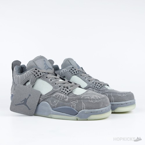 Air Jordan 4 x Kaws Grey (Glow in the Dark) (Premium Batch) Air Jordan 4 x Kaws Grey (Glow in the Dark) (Premium Batch)