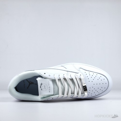 Travis Scott x Air Jordan 1 Low “White Party”  (Dot Perfect)