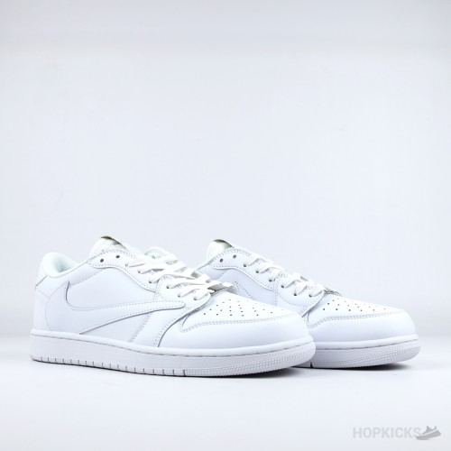 Travis Scott x Air Jordan 1 Low “White Party”  (Dot Perfect)