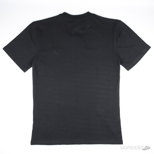 Prada Metal Logo Black T-Shirt