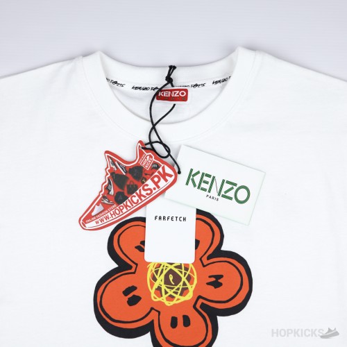 Keenzo Boke-flower Paris White T-shirt