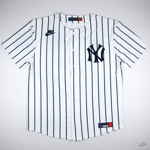 Men's New York Yankees Mariano Rivera Nike White Throwback Cooperstown Collection Limited Jersey