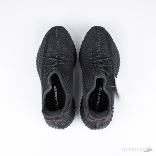 Adidas Yeezy 350 Boost Black Reflective Laces