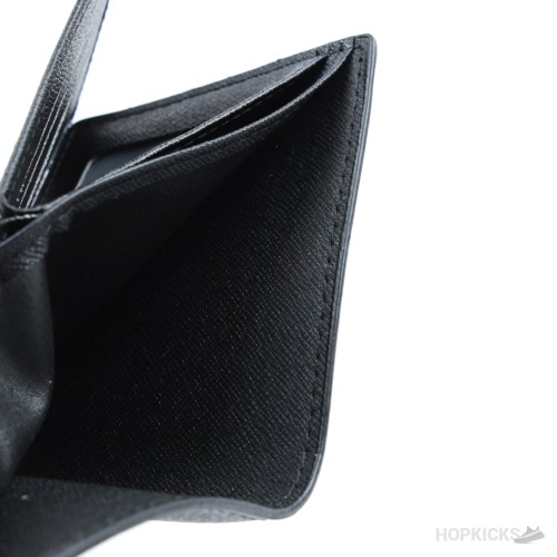 Louis Vuitton Black Bifold Wallet in the Monogram Eclipse pattern