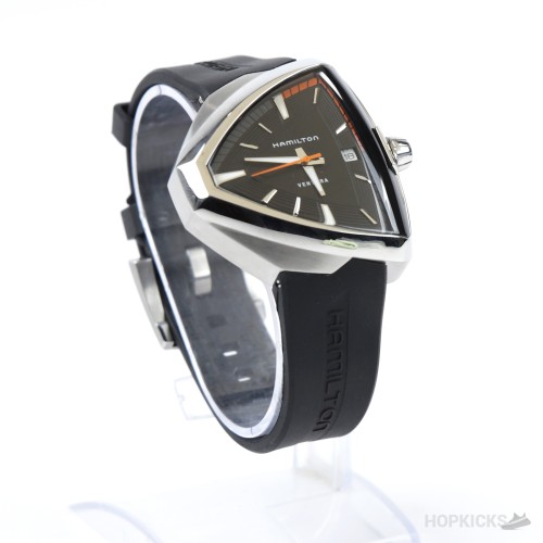 Hamilton Ventura Black Dial Shield-Shape Quartz Watch
