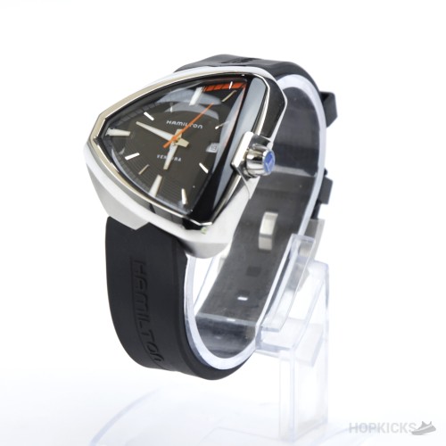 Hamilton Ventura Black Dial Shield-Shape Quartz Watch