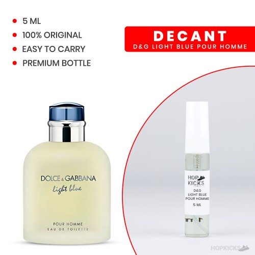 D&G Light Blue Pour Homme | Original Decant