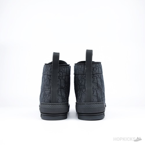 Dior Oblique Jacquard B23 Black High-Top Sneaker (Premium Plus Batch)