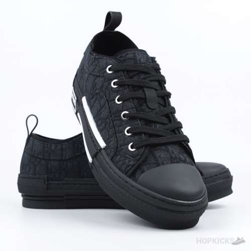 Dior Oblique Jacquard B23 Black Low-Top Sneaker (Premium Plus Batch)