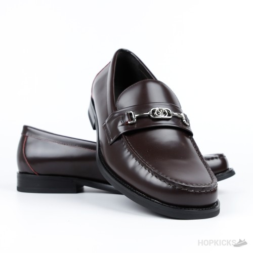 Louis Vuitton Montaigne Loafer Maroon (1:1)