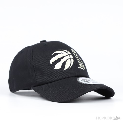 OVO x Toronto Raptors x New Era Adjustable Cap – Black (NBA Official)