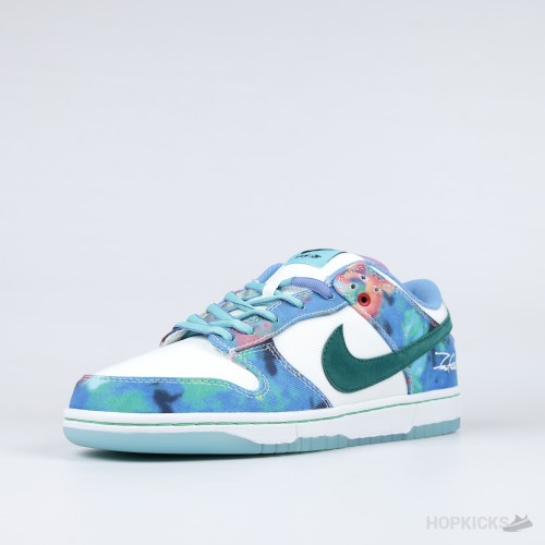 Nike Futura Laboratories x Dunk SB Low Bleached Aqua (Premium Plus Batch)