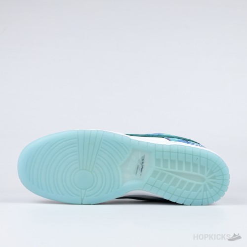 Nike Futura Laboratories x Dunk SB Low Bleached Aqua (Premium Plus Batch)