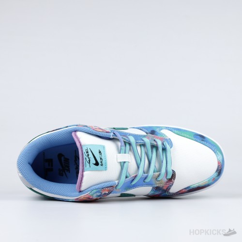 Nike Futura Laboratories x Dunk SB Low Bleached Aqua (Premium Plus Batch)
