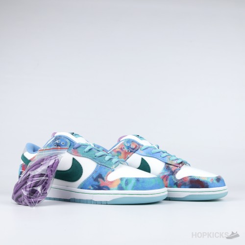 Nike Futura Laboratories x Dunk SB Low Bleached Aqua (Premium Plus Batch)