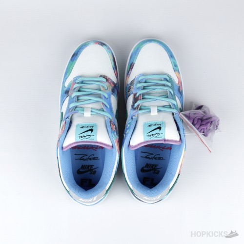 Nike Futura Laboratories x Dunk SB Low Bleached Aqua (Premium Plus Batch)