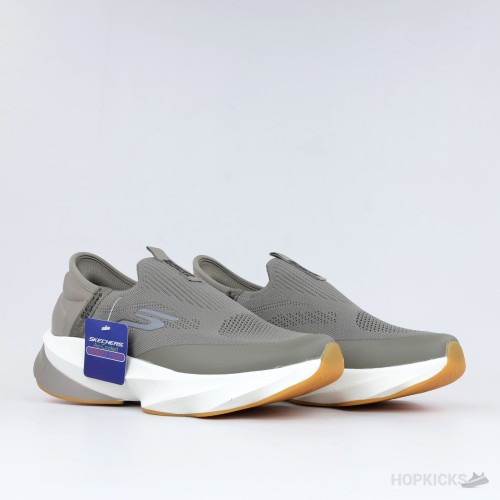 Skechers Hands Free Slip-ins: GO WALK Arch Fit 2.0 – Hyper Burst (Taupe/Grey)