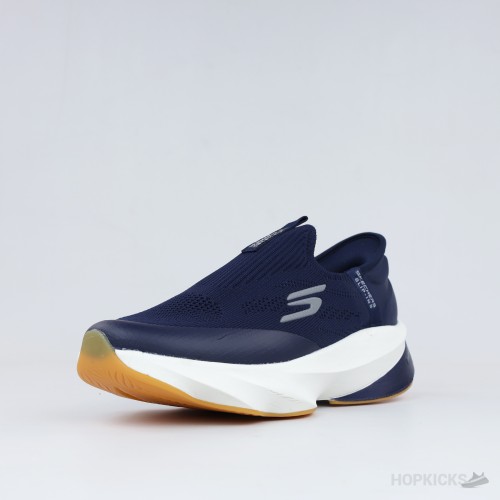 Skechers Hands Free Slip-ins: GO WALK Arch Fit 2.0 – Hyper Burst (Navy Blue/White)