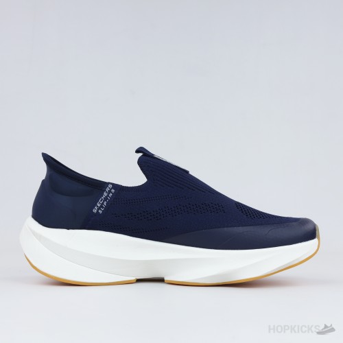 Skechers Hands Free Slip-ins: GO WALK Arch Fit 2.0 – Hyper Burst (Navy Blue/White)