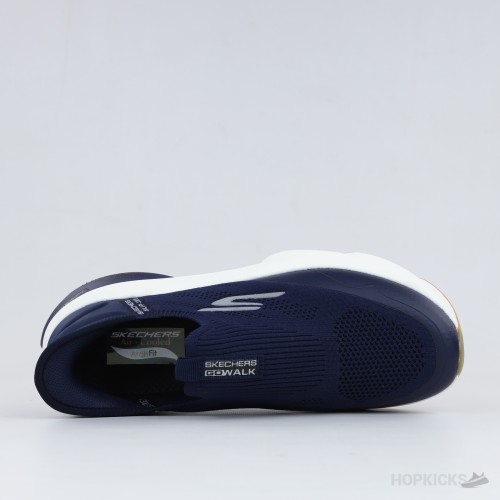 Skechers Hands Free Slip-ins: GO WALK Arch Fit 2.0 – Hyper Burst (Navy Blue/White)