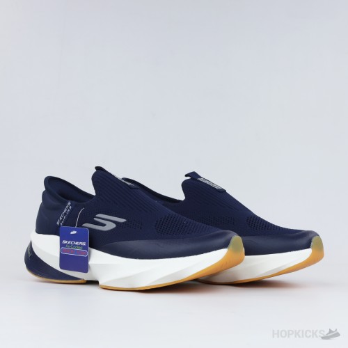 Skechers Hands Free Slip-ins: GO WALK Arch Fit 2.0 – Hyper Burst (Navy Blue/White)