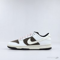 Nike Dunk Low Retro White Brown Pink