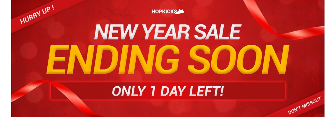 NEW YEAR SALE ENDING