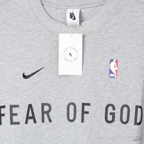 Fear of God x Nike Warm Up Grey T-shirt