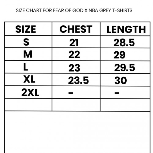 Fear of God x Nike Warm Up Grey T-shirt